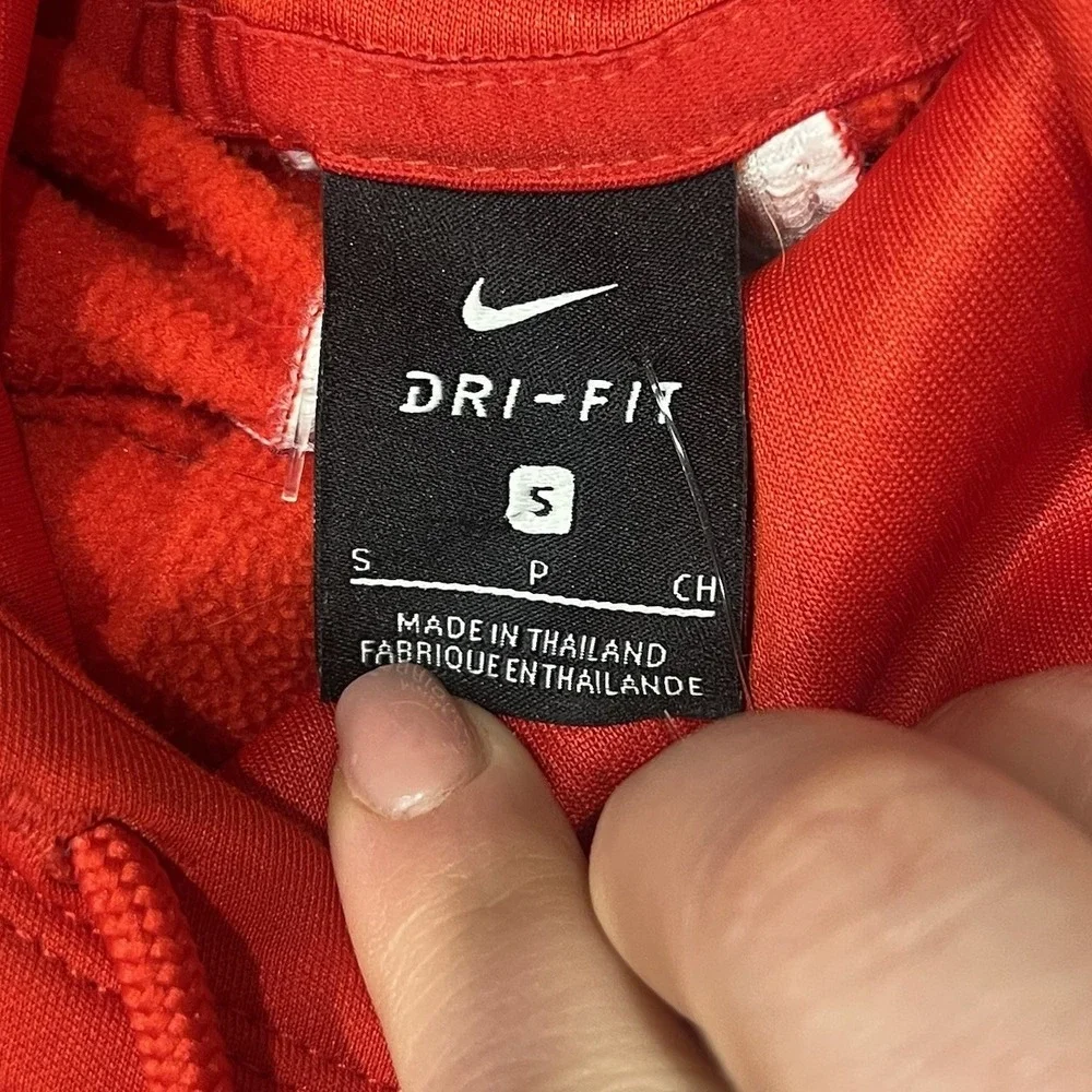 Nike Dri Fit‎ Hoodie, Kangaroo Pouch, Red, Athletic Sports, Women's Size Small
